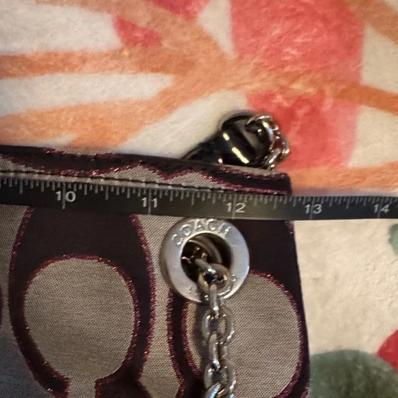 Coach Signature Gray, Black, and Pink Glitter Women's Bag Set - Picture 13 of 16